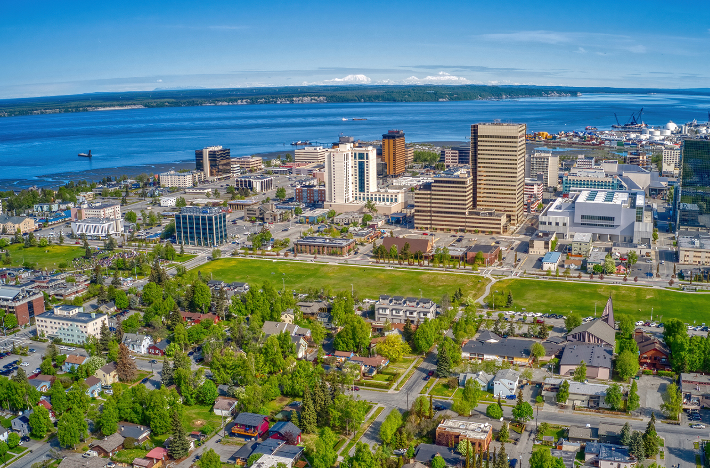 city view with buildings